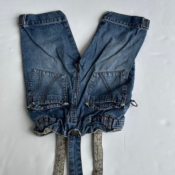 Okaidi Denim knicker Overalls - Size 3 - Great Condition! - Picture 5 of 6
